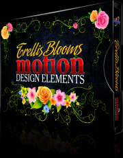 花开运动设计元素(Trellis Blooms Motion Design Elements)