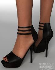 Daz3d最新女性鞋子模型_18822_Lany Shoes for Genesis 2 Female(s)